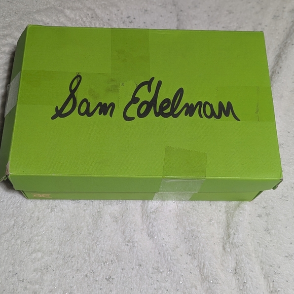 Sam Edelman Zaria Sneakers White Black Suede Lace Up Size 10.5M NIB - Picture 9 of 9